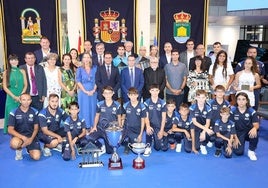 Premiados el pasado año en los Premios del Deporte ejidense de 2023, durante el Día del Municipio.