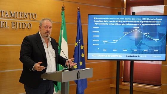 El Ejido presenta las cuentas de 2025 y marca el fin de su situación de «riesgo financiero» tras 14 años