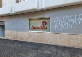 Cuarto ataque vandálico a la sede del PSOE en El Ejido en los últimos meses