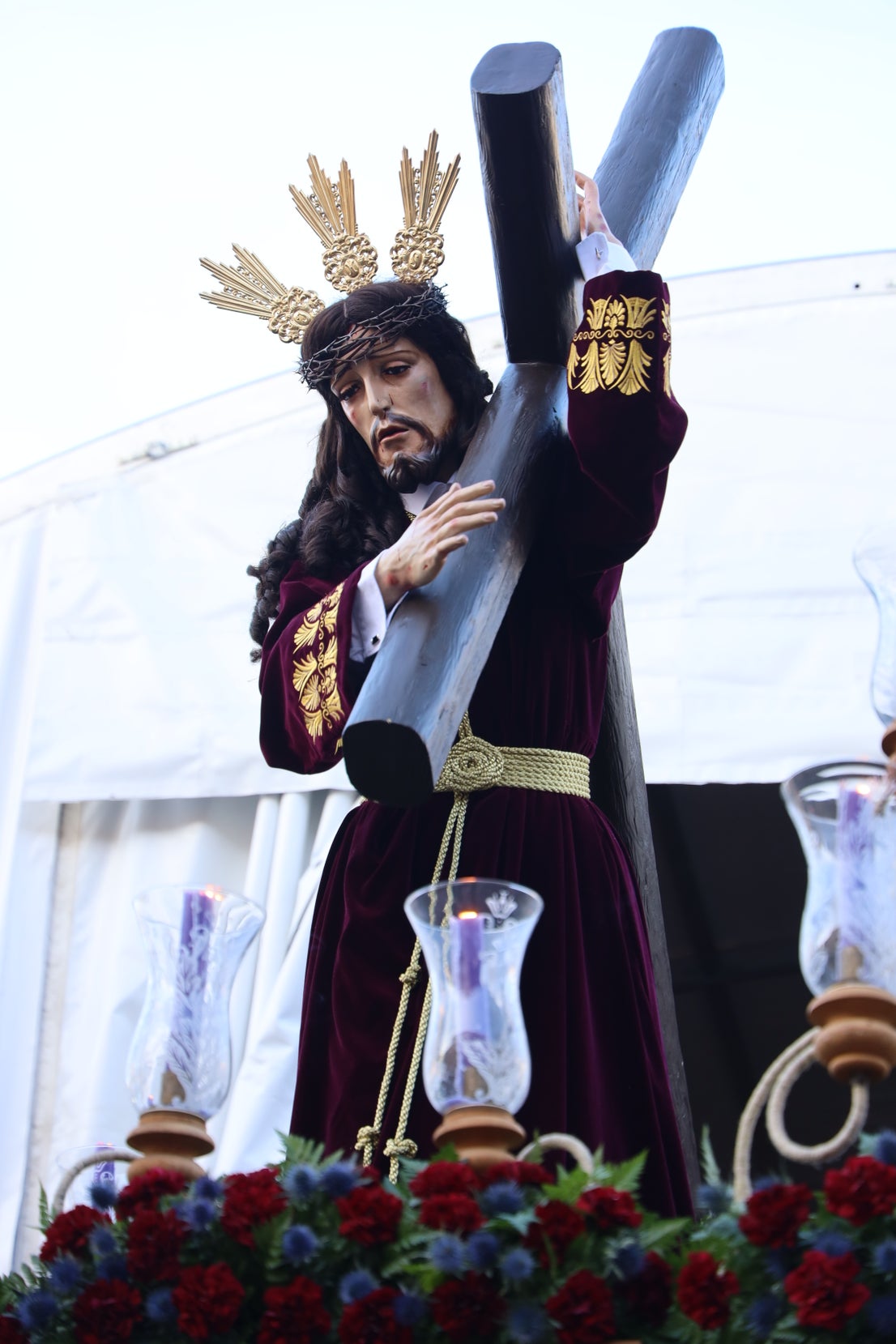 Nuestro Padre Jesús Nazareno y Nuestra Señora de los Dolores, en procesión