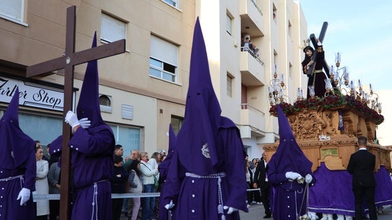 Nuestro Padre Jesús Nazareno y Nuestra Señora de los Dolores, en procesión
