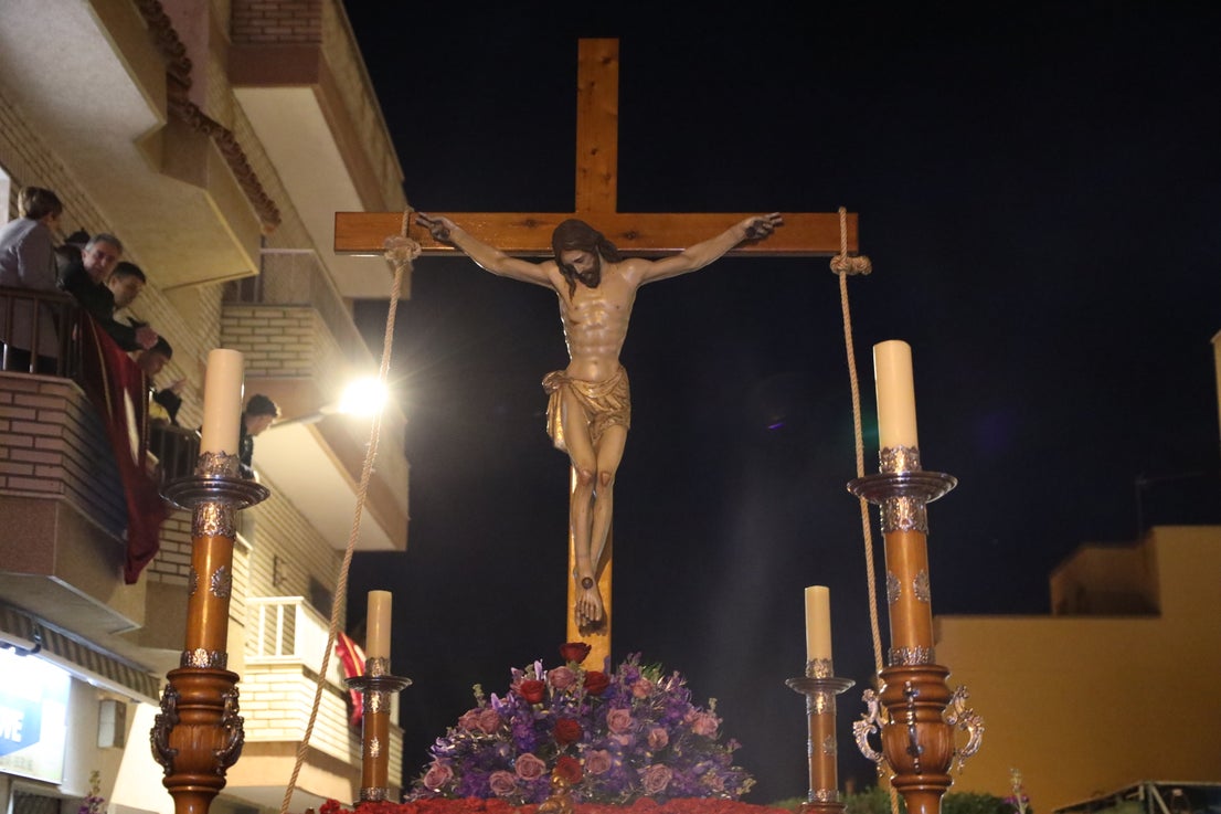 El Santísimo Cristo de la Paz y Nuestra Señora de los Dolores, en procesión