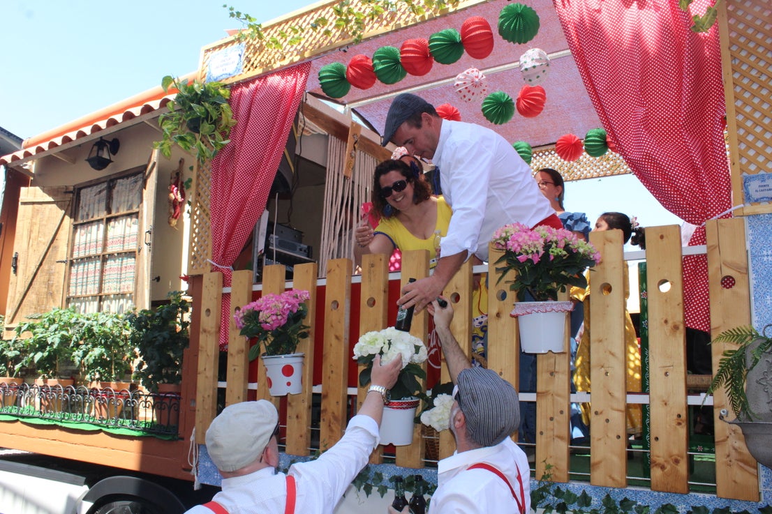 Colorido en la procesión - romería de San Marcos, en imágenes