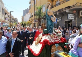 San Marcos recorrió algunas de las arterias principales del municipio acompañado de las autoridades.