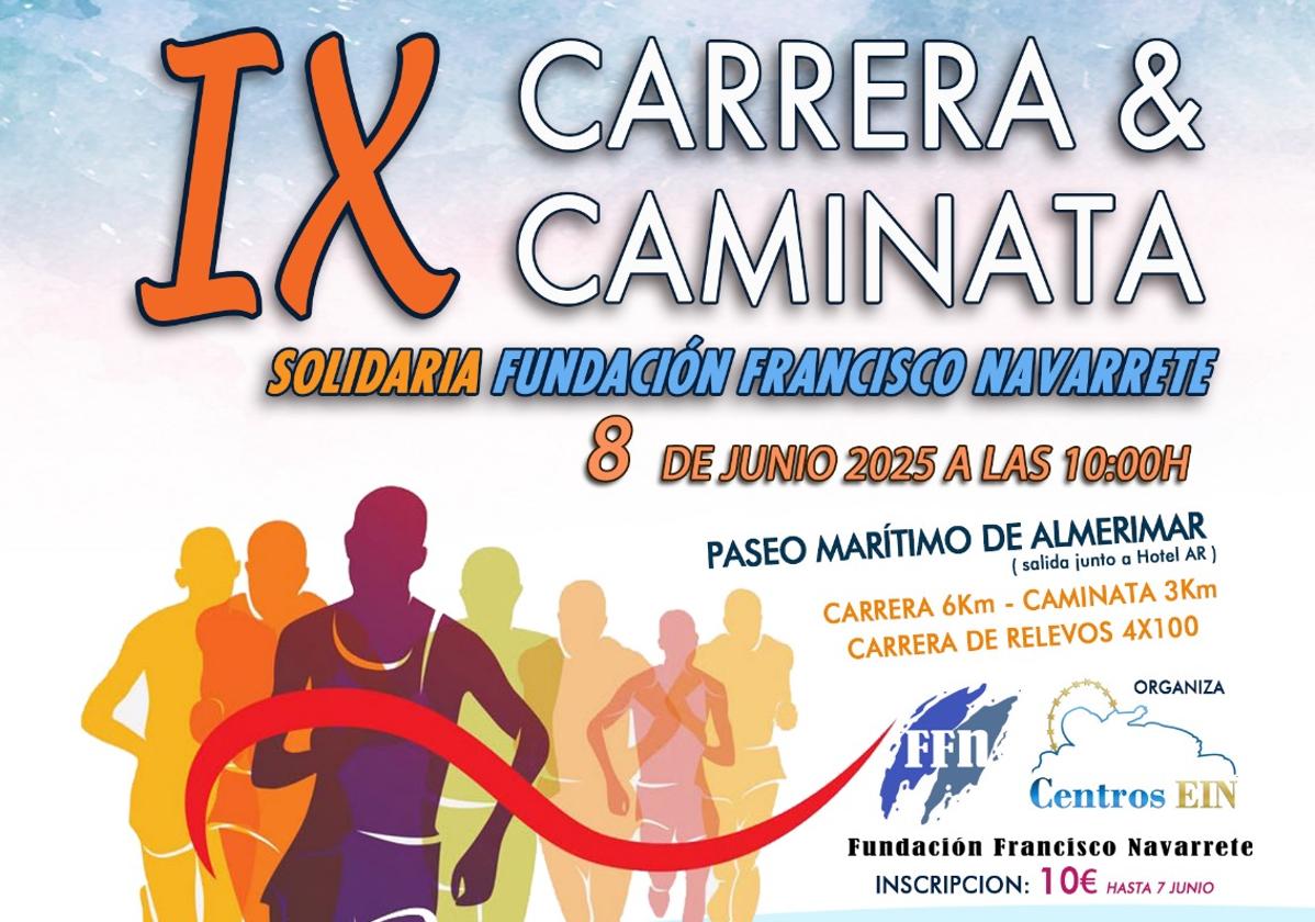 Abiertas las inscripciones para la IX Carrera Solidaria Fundación Francisco Navarrete