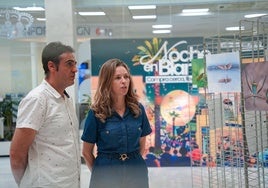 Francisco Fernández Amador y María Herminia Padial visitan la exposición.