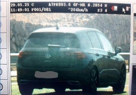 Detienen a un conductor en El Ejido por conducir a más de 200 kilómetros por hora