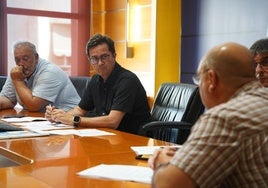 El alcalde de El Ejido en la Junta de Gobierno.