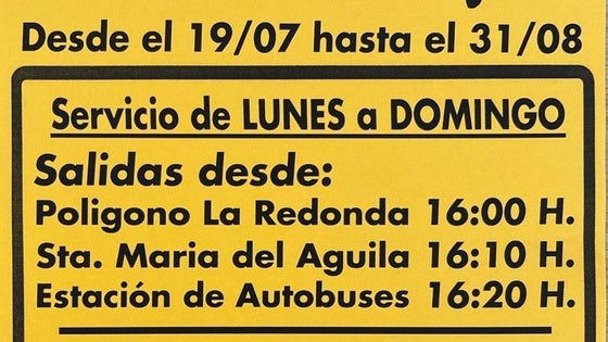 Mantienen el servicio nocturno de bus de verano para facilitar el transporte a la playa en El Ejido
