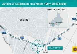 Zona de actuación en el Poniente almeriense.