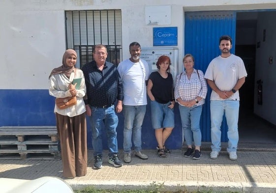 La formación socialista visita la sede de Cepaim.