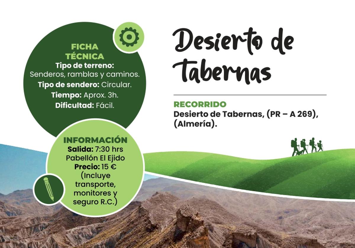 Cartel anunciador de la actividad.