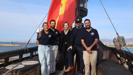 El Galeón Andalucía llega a Almerimar para descubrir su historia