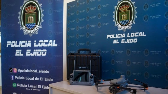 La Policía Local de El Ejido incorpora un dron a su capacidad operativa en el municipio