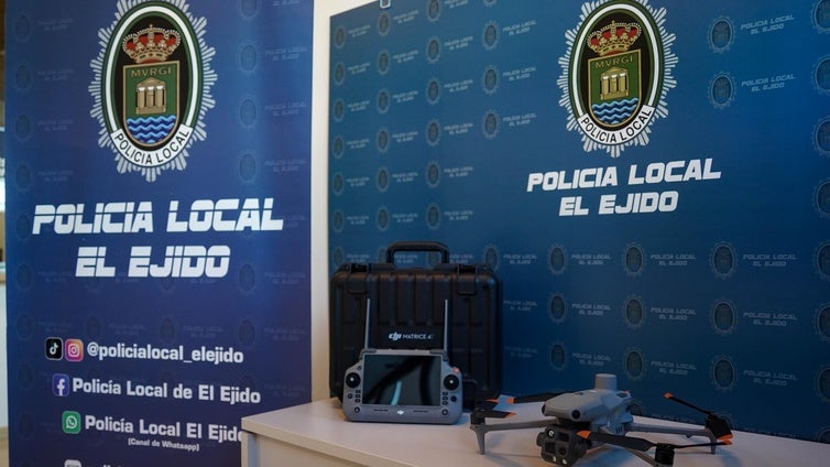 La Policía Local de El Ejido incorpora un dron a su capacidad operativa en el municipio