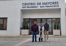 José Miguel Alarcón visita el nuevo centro.