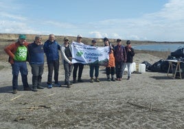Algunos de los voluntarios que participaron en la jornada.