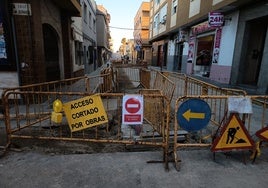 Obras en esta barriada de El Ejido.