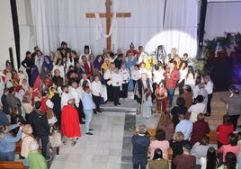 Santa María del Águila comparte su pasión por la Semana Santa con su tradicional Auto Sacramental