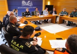 La Junta Local ha estado presidida por el alcalde de El Ejido, Francisco Góngora y el subdelegado del Gobierno, José María Martín.