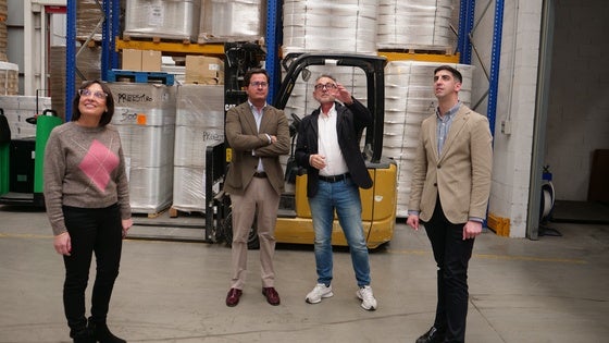 Góngora visita a la empresa referente en envasado y empaquetado del sector hortofrutícola 'Ejidozone'