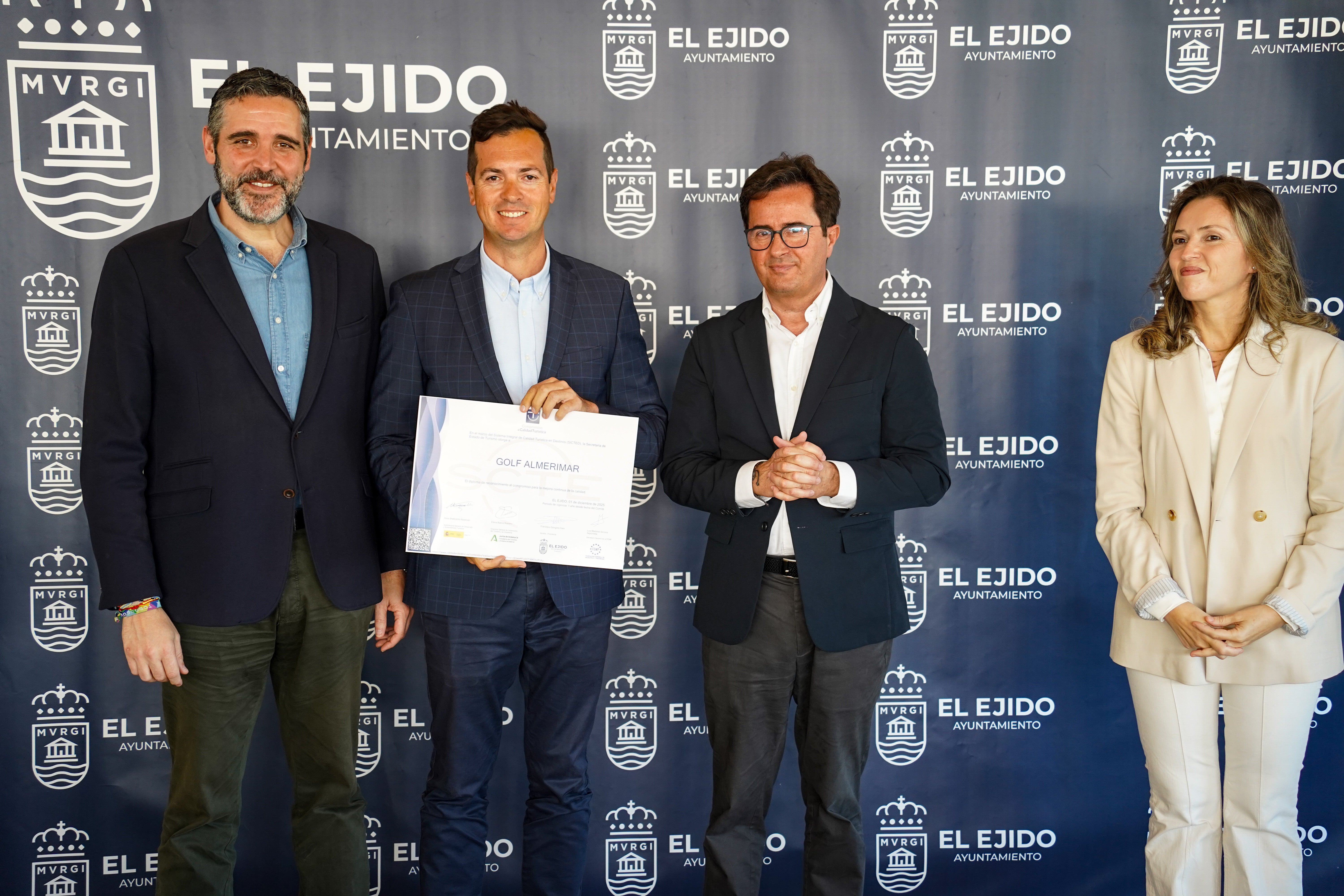 El Ejido entrega las distinciones SICTED, en imágenes