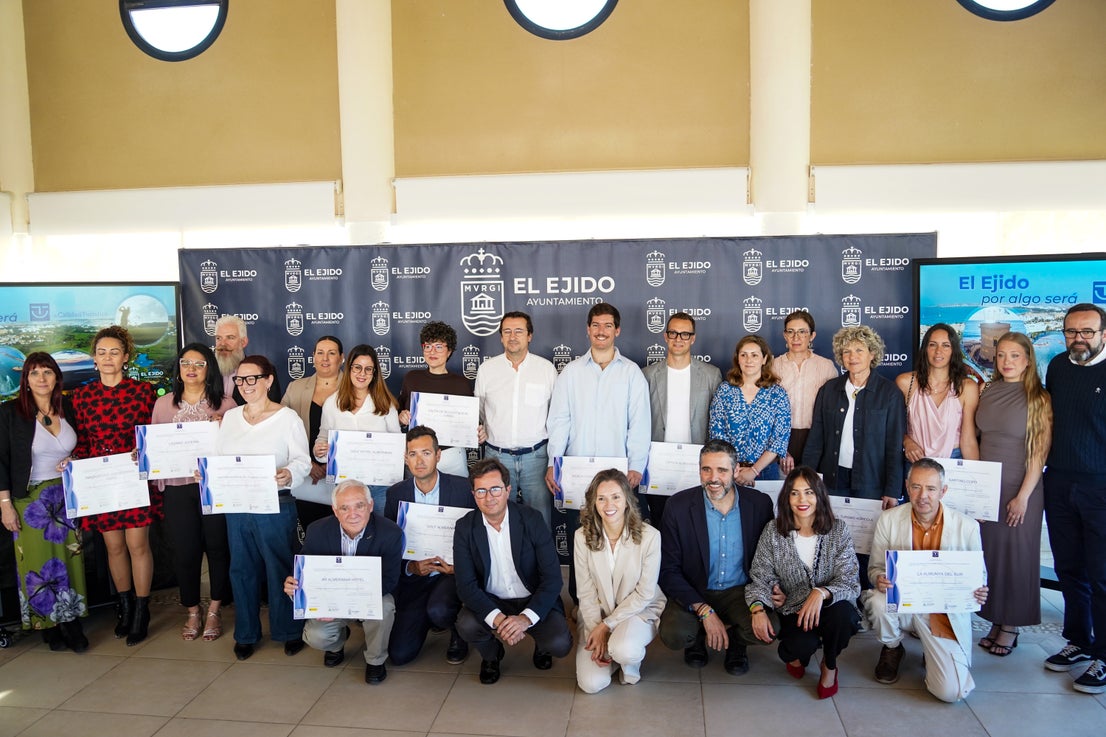 El Ejido entrega las distinciones SICTED, en imágenes