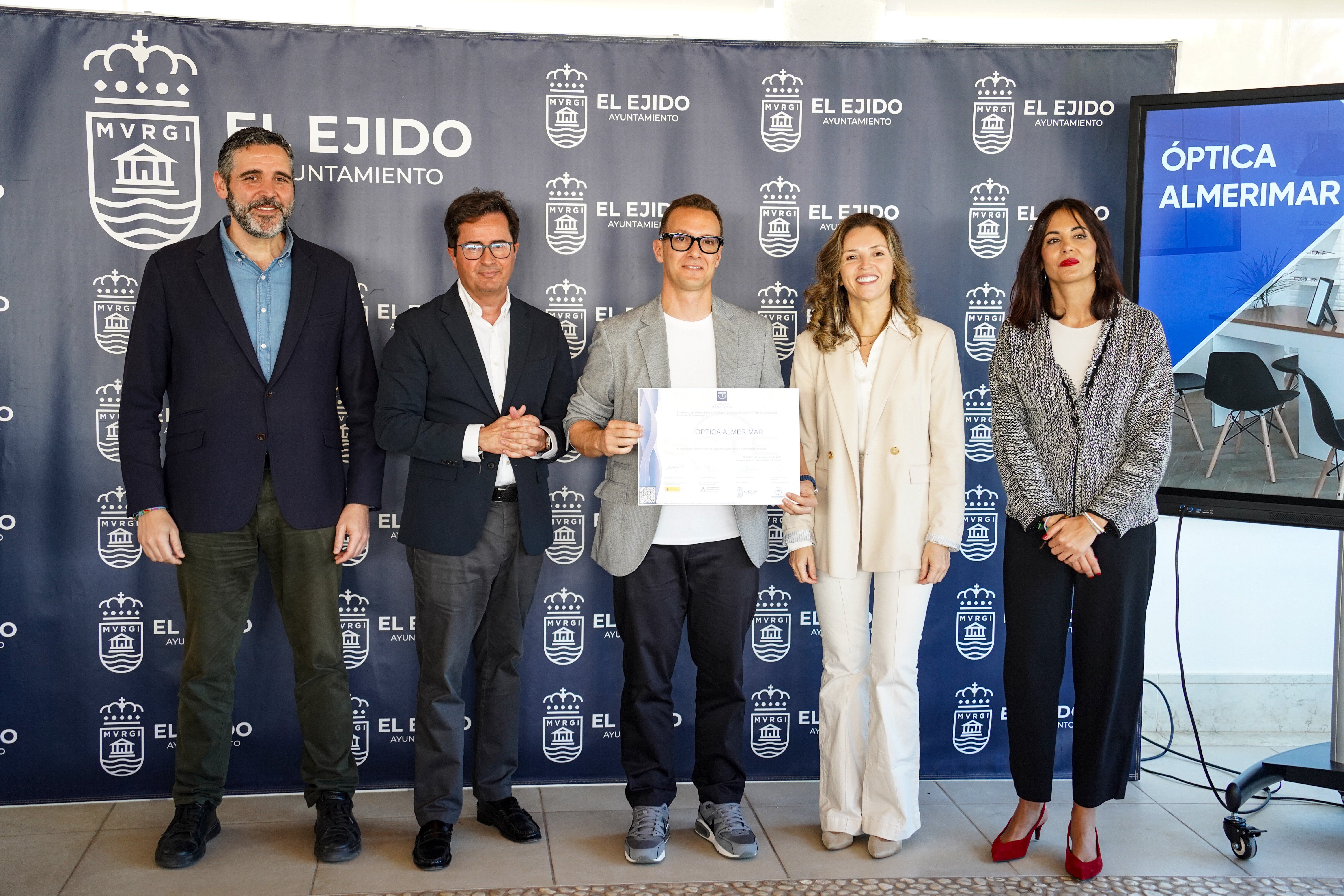 El Ejido entrega las distinciones SICTED, en imágenes