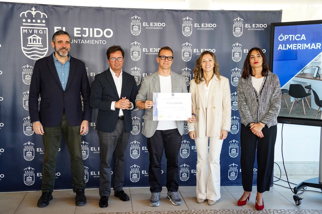 El Ejido entrega las distinciones SICTED, en imágenes