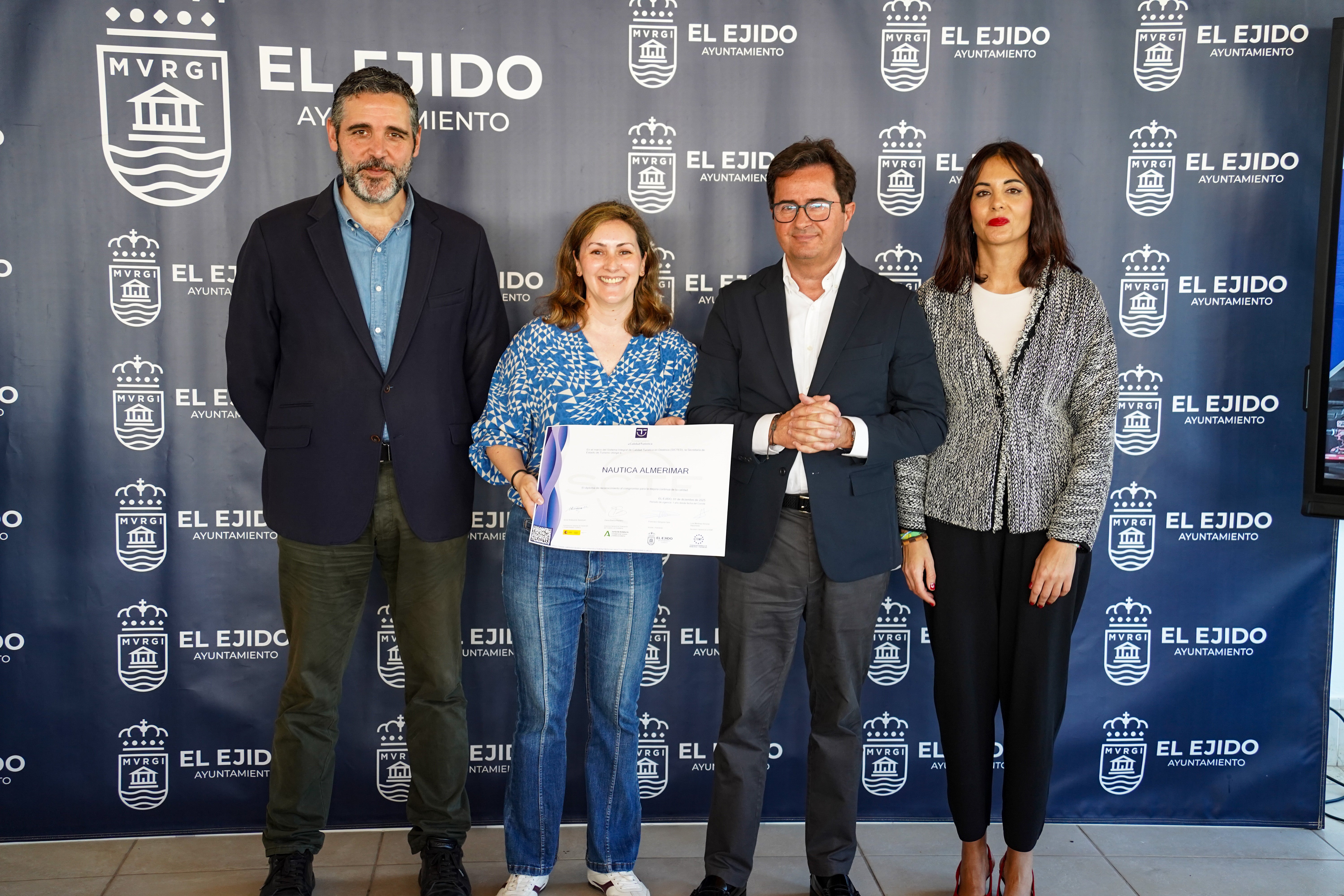 El Ejido entrega las distinciones SICTED, en imágenes