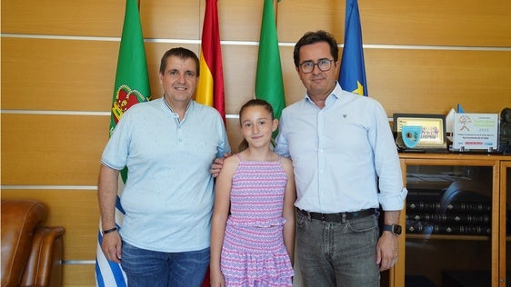 Paola Viñolo Ruiz, alumna del CEIP Santa María del Águila, se convierte en 'Presidenta por un día'