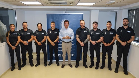 Siete agentes en prácticas se incorporan a la Policía Local para completar su formación y reforzar la seguridad en el municipio
