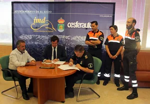 Protección Civil e IMD firman un acuerdo para impulsar el voluntariado y el deporte