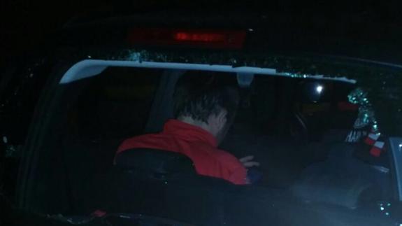 Apedreado el coche de seguidores del Laredo en El Ejido