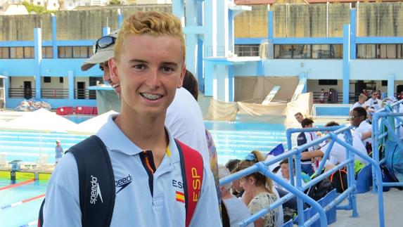 El almeriense Manuel Martos se proclama campeón de Europa de 200 metros espalda