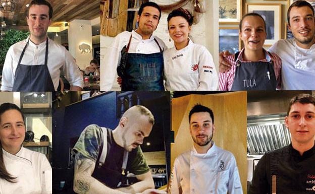 Finalistas al Premio Cocinero Revelación 2019. 