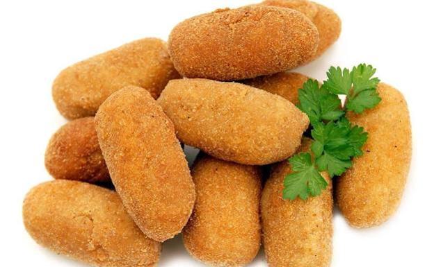 Una croqueta de jamón