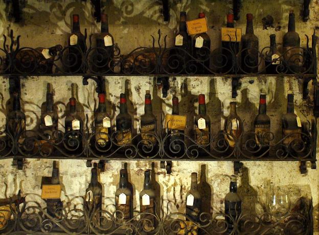 Bodega-museo de La Tour d'Argent, en París. 