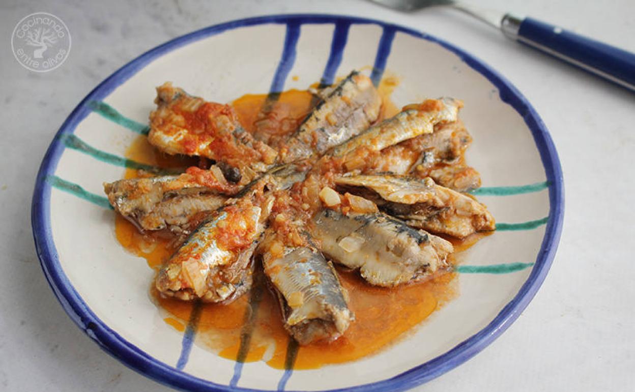 Receta de sardinas en un minuto