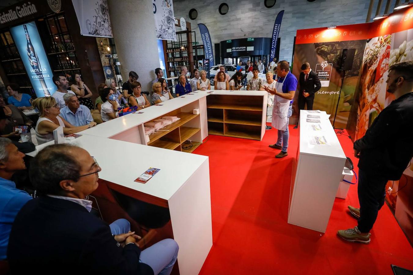 Degustación de los productos de Sabor Granada
