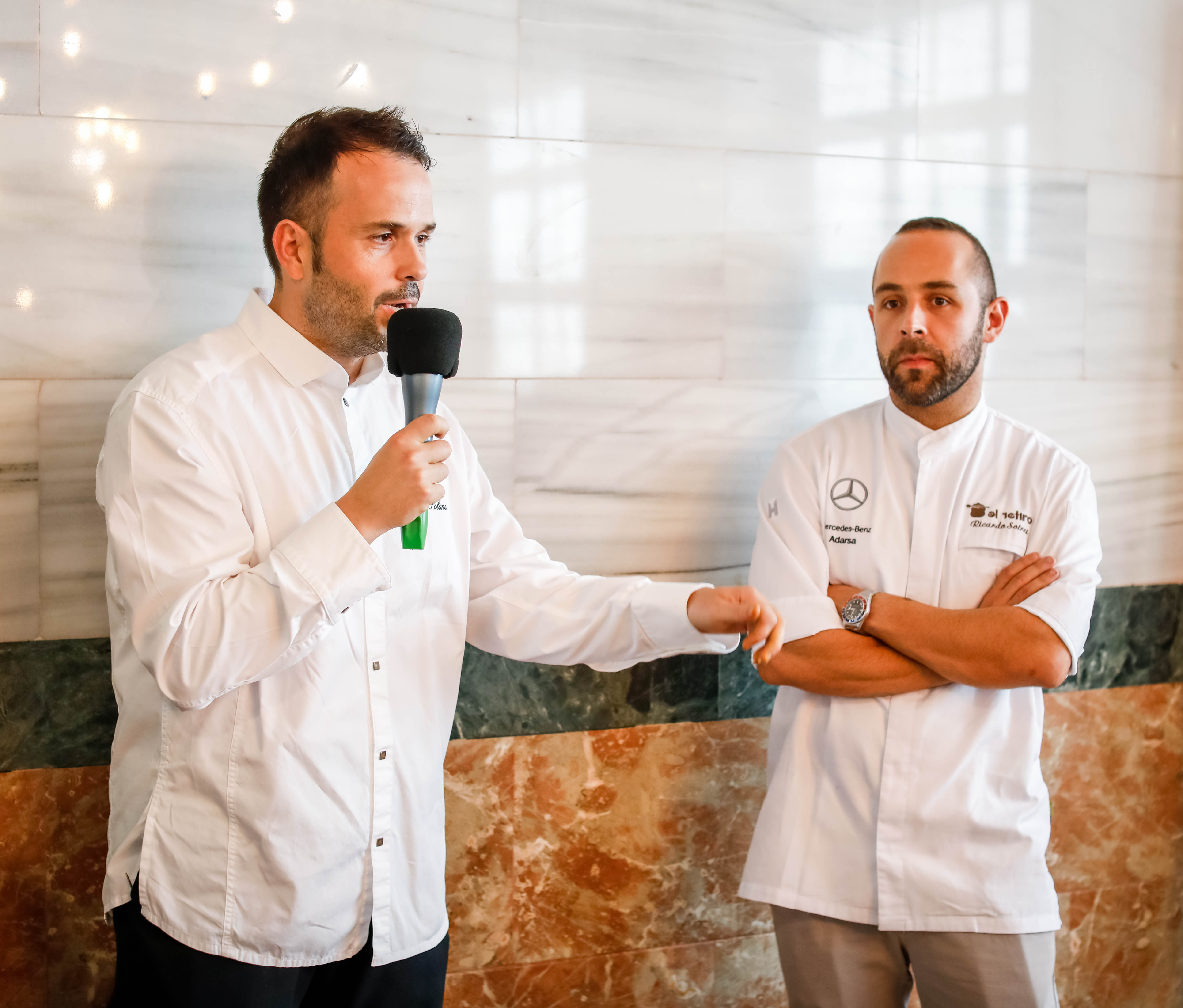 Ignacio Solana y Ricado González Sostres inauguran los Menús Michelín 