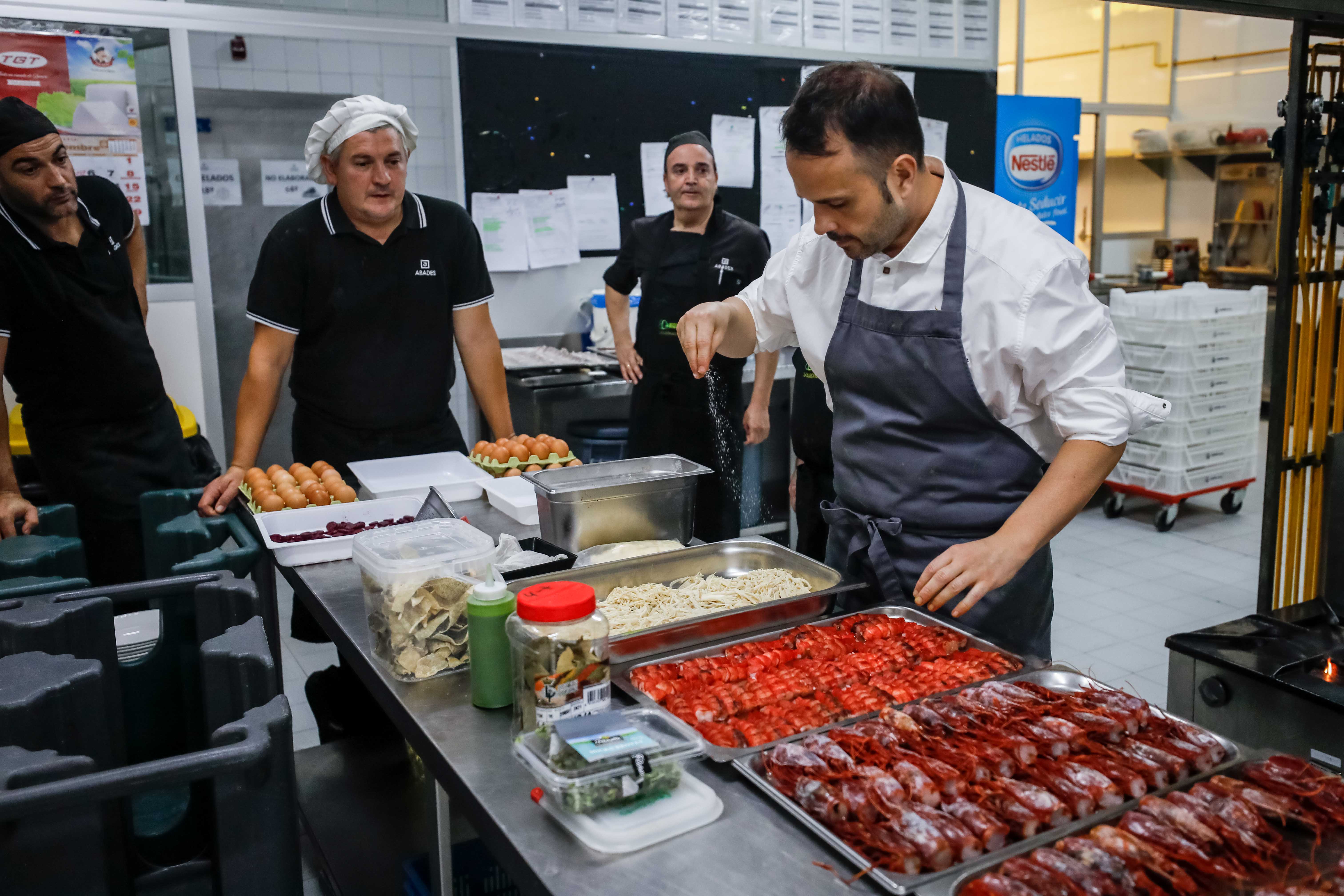 Ignacio Solana y Ricado González Sostres inauguran los Menús Michelín 