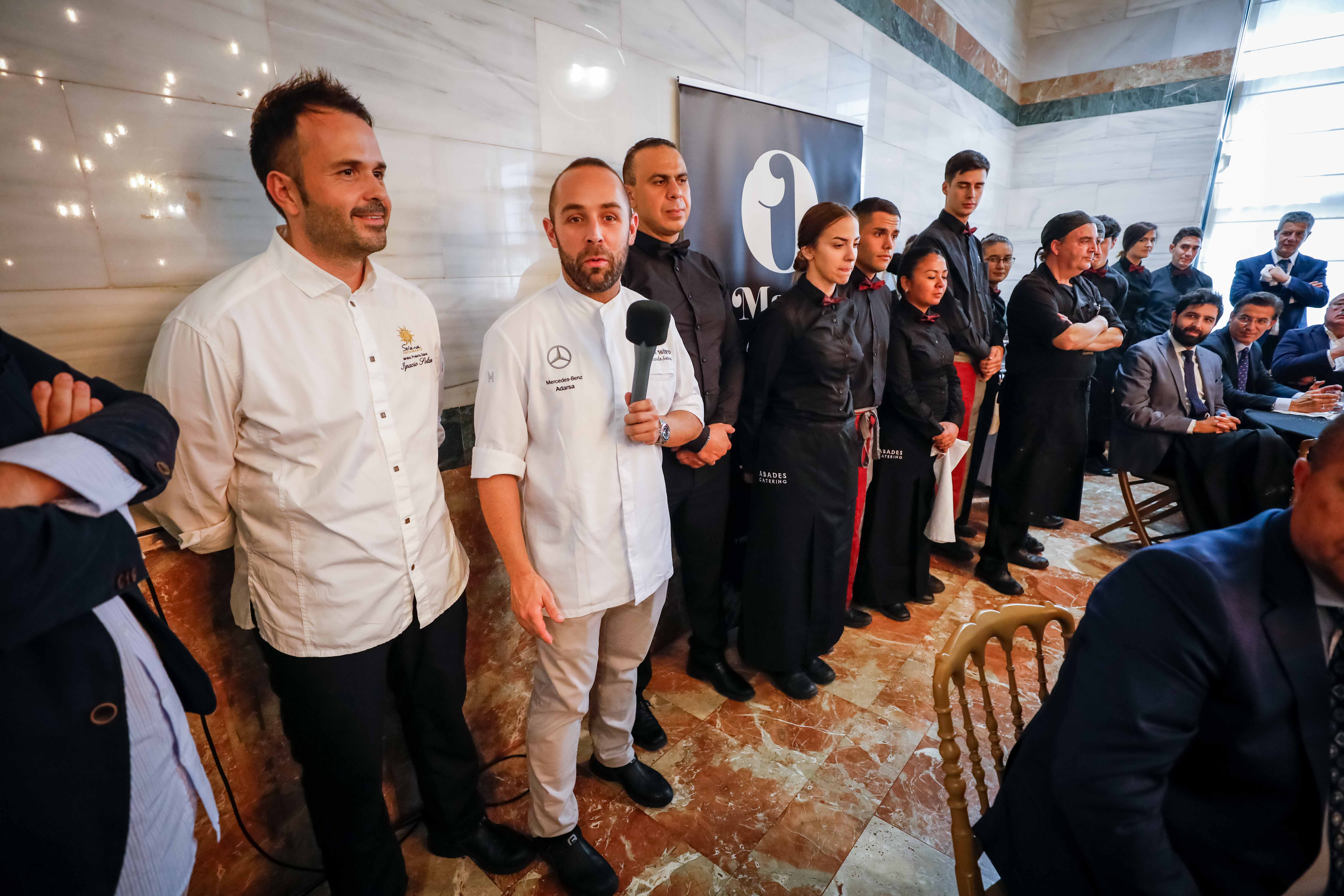 Ignacio Solana y Ricado González Sostres inauguran los Menús Michelín 