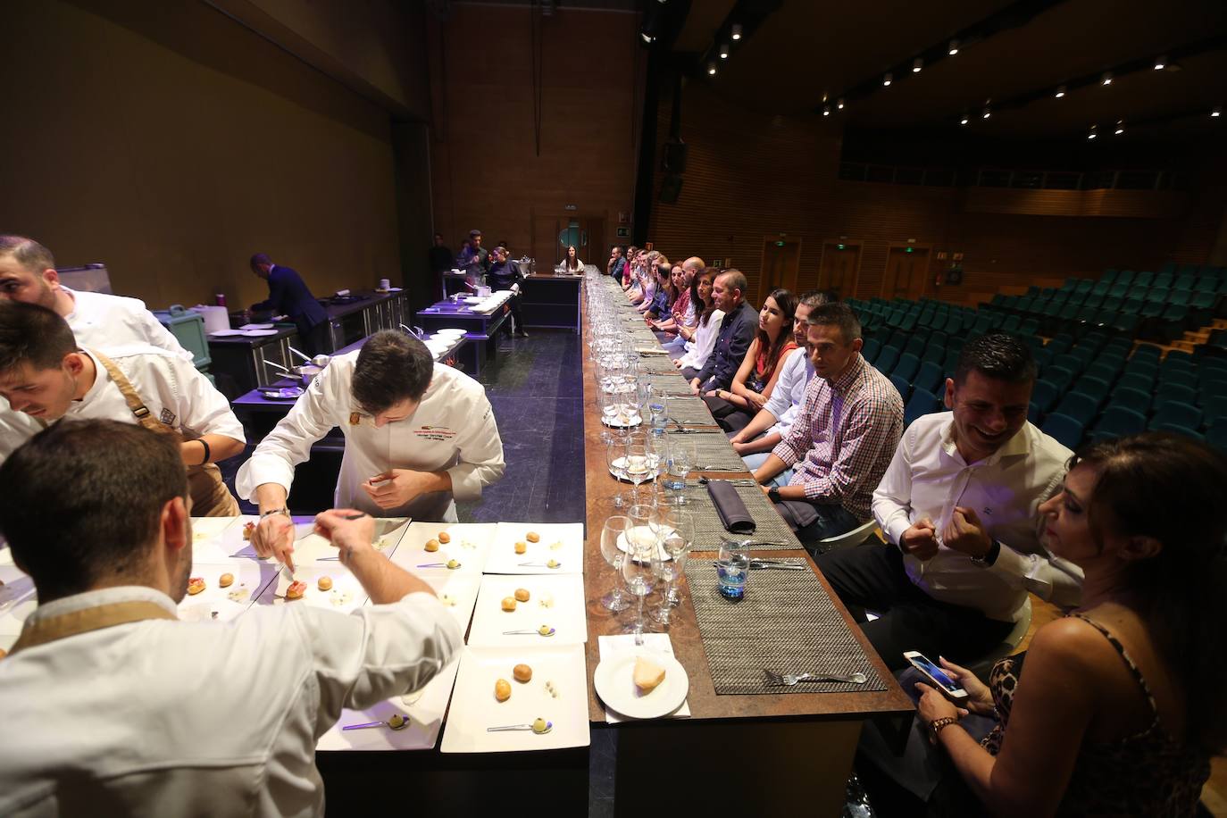 El chef apuesta por los productos del territorio, como muestra de la cocina fluvial