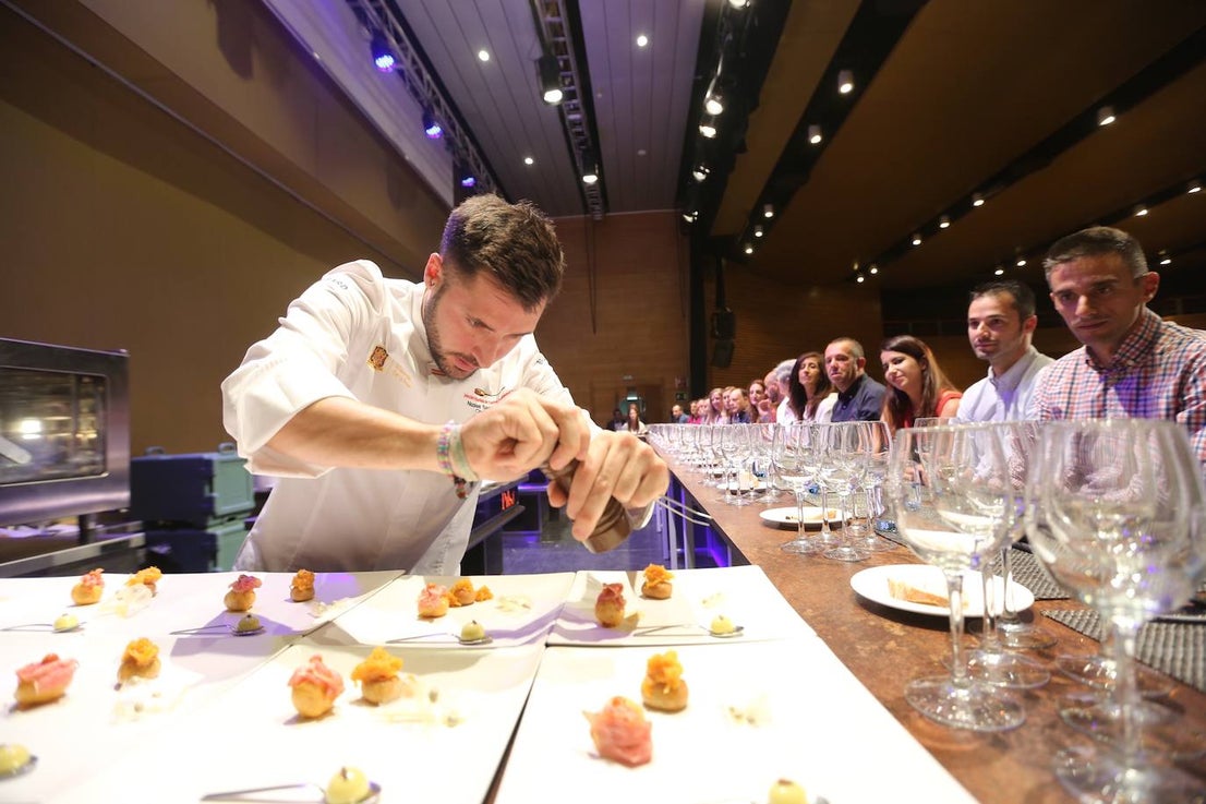 El chef apuesta por los productos del territorio, como muestra de la cocina fluvial