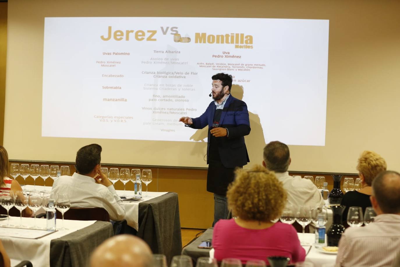 Cata de vinos generosos. Jerez vs Montilla