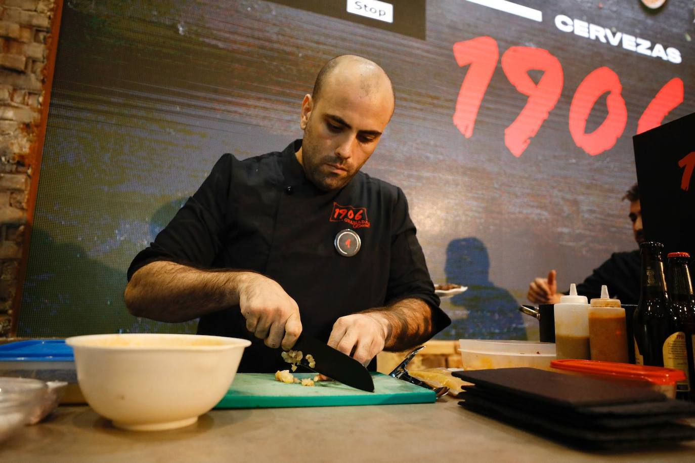 Concurso de tapas en el stand de Estrella Galicia 