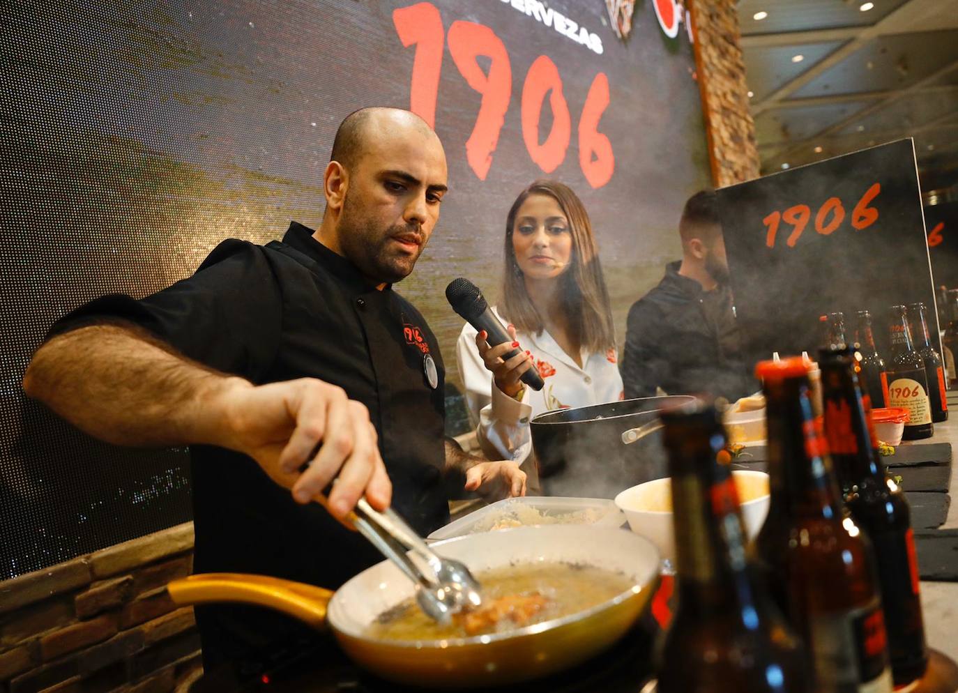 Concurso de tapas en el stand de Estrella Galicia 