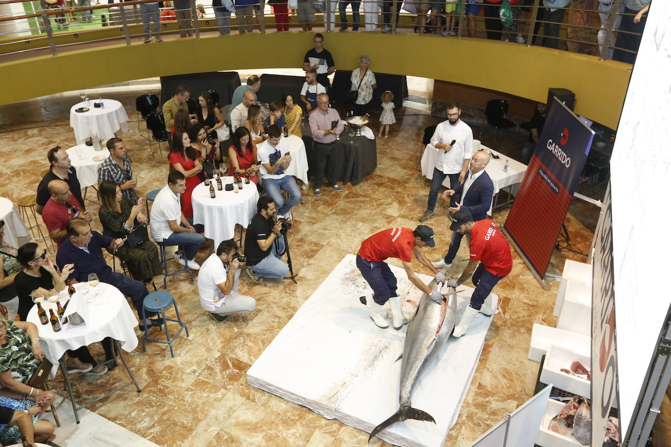 Los asistentes a Granada Gourmet pudieron presenciar un ronqueo en vivo