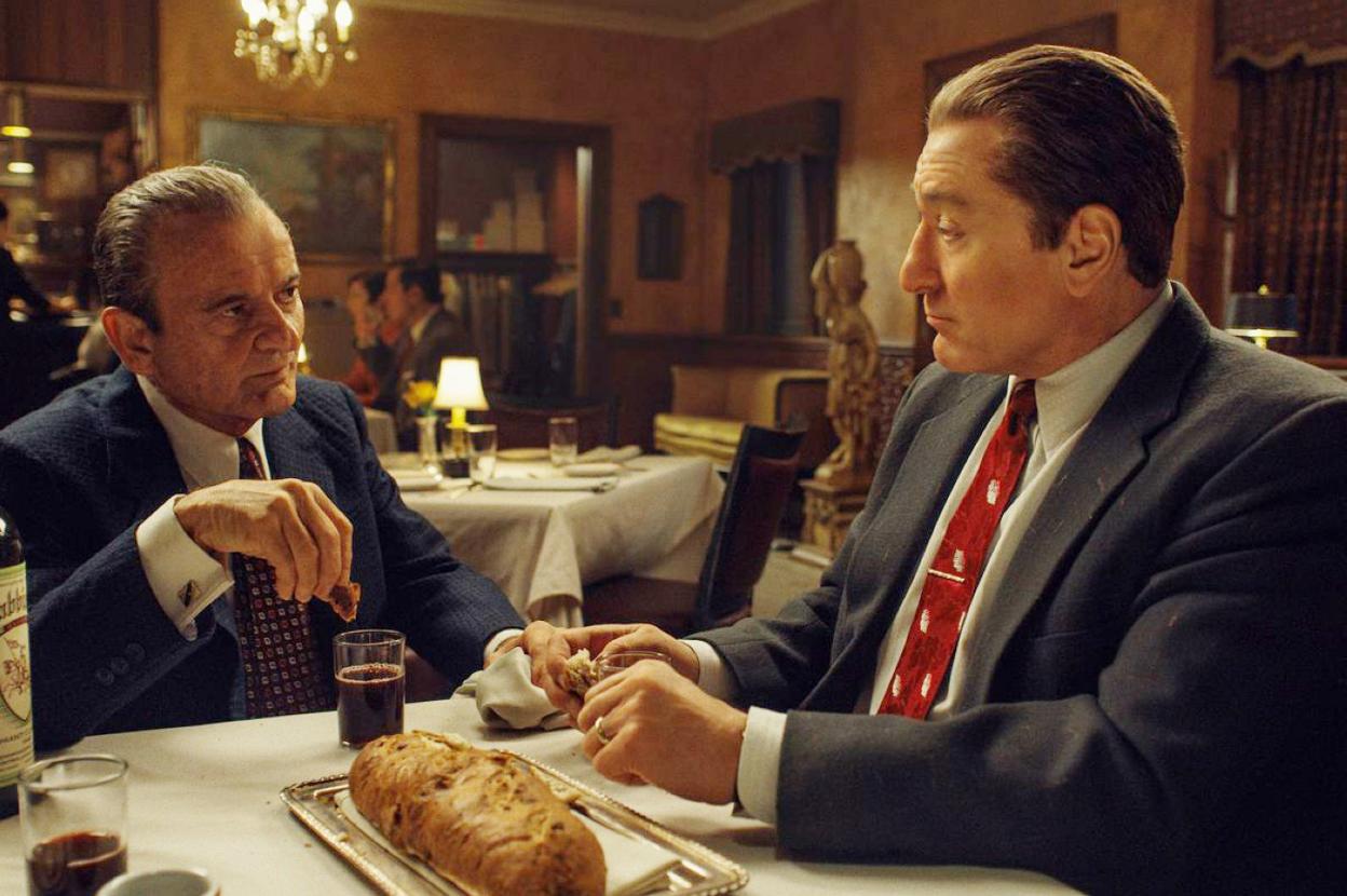 Pan mojado en vino, uno de los manjares favoritos de los protagonistas de 'El irlandés'. ::